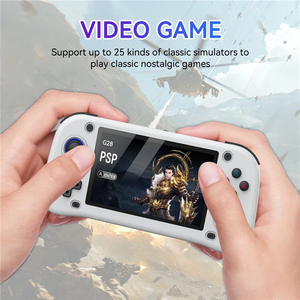 NOUVELLE Console de Jeux Vidéo Portable G28 Rétro avec Écran IPS de 4,3 Pouces, Lecteur Vidéo de Poche, 128 Go de Jeux, Cadeau pour Garçon, Système Linux - Product Image 4