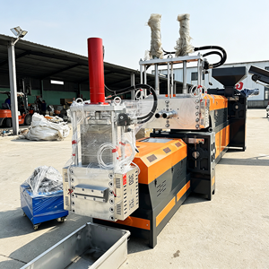 HDPE LDPE LLDPE Double Stage Pelletizer Mulch Agricultural Stretch <b>Shrink</b> Film Granulator Extruder <b>Plastic</b> Granulating Line - Product Image 5