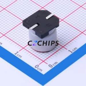 Condensateur électrolytique hybride solide-liquide en aluminium SMD, 118EC246, D10xL10.5mm, 470uF, 20%, 25V - Product Image 2