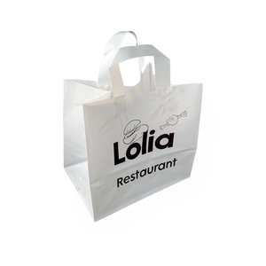 Vente avec logo personnalisé Emballage de repas Grand sac à emporter de marque pour restaurant - Product Image 1