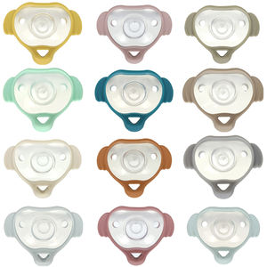 Sucette pour bébé nouveau-né en silicone de qualité supérieure, sans BPA, de qualité alimentaire, tétine en silicone durable, facile à nettoyer - Product Image 6