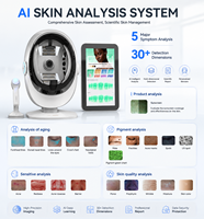 Analyseur de peau intelligent portable X avec topographie 3D et caméra Wi-Fi de qualité industrielle pour le visage et la tête – Équipement de beauté professionnel pour salon