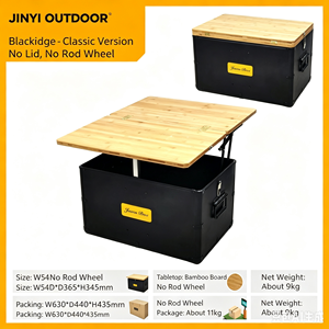 Outdoor mobile kitchen, car <b>camping</b> box, outdoor cooking <b>storage</b> box, folding tea <b>table</b>, coffee expansion - Product Image 6