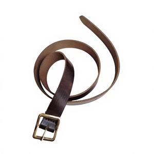 Vintage Style Eco-Friendly Cowhide Leather Pin Buckle Belt Steel Customizable Length Width 3D Design Square <b>Snake</b> Western Solid - Product Image 3