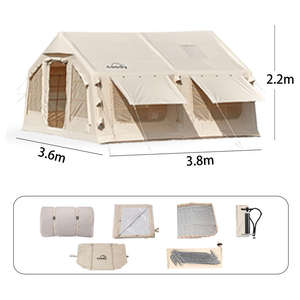 Large Space Oxford Portable Camping Cabin Easy Setup Windproof Waterproof for All Season Outdoor Activities - Product Image 6