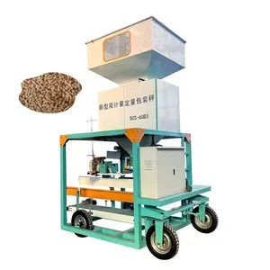 Máquina automática de pesaje y envasado de granos, báscula cuantitativa de pesaje y envasado de granos de maíz y trigo de 10-60KG