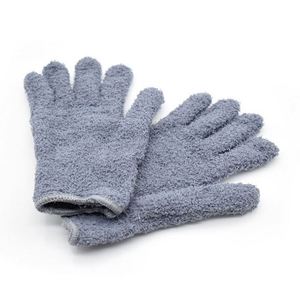Guantes de Microfibra Lavables y Antiarañazos para Lavado de Autos, Guantes de Limpieza Suaves de 5 Dedos para Quitar el Polvo del Hogar - Product Image 1