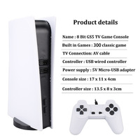 Console de Jeu Rétro Mini TV Filaire GS5 en Gros, Console Domestique Personnalisable avec Double Manette P5 pour le Gaming Transfrontalier