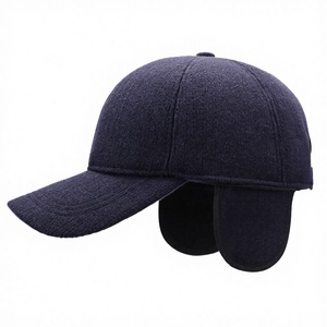 <b>Winter</b> Cold-Proof Warm Baseball <b>Cap</b> <b>for</b> <b>Men</b> Outdoor Casual Earflap Design Sports Hat Polyester/Cotton Common Metal Buckle - Product Image 2