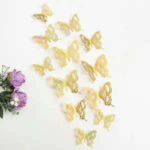 3D laser cut butterfly wall sticker