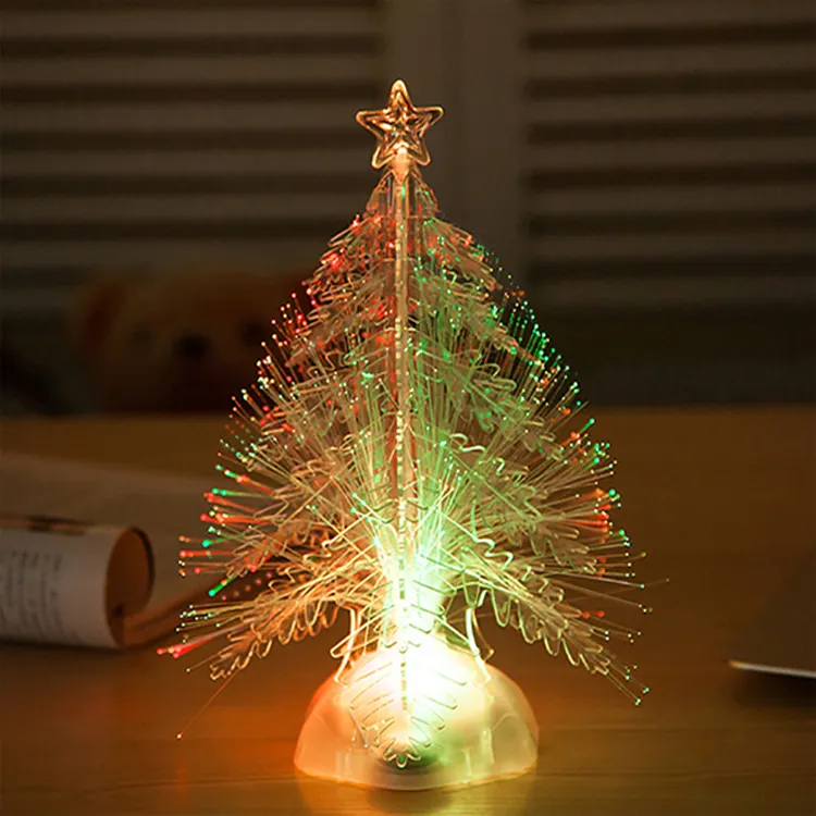 26cm DIY plug USB luminous music christmas gift mini led christmas trees