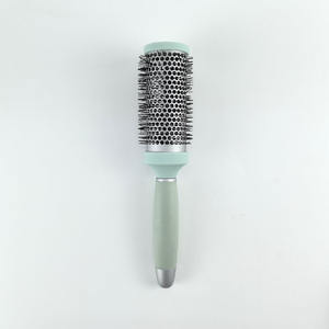 <span class=keywords><strong>2025</strong></span> yeni yuvarlak seramik iyonik varil saç şekillendirici Curling Detangler fırça tarak Salon için naylon kıl ile - Product Image 3