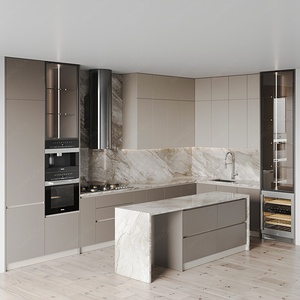 <span class=keywords><strong>Cucina</strong></span> Componibile Moderna a L su Misura in Legno, Set Completo per Personalizzazione Intera Casa - Product Image 2