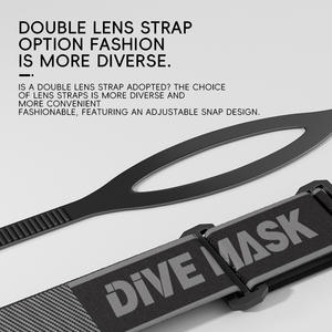 Masque de plongée sous-marine adulte parfaitement adapté aux lentilles en verre réglables - Product Image 3