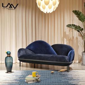 Modern Small Family Living Room Furniture Office <strong>Sofa</strong> Public Area <strong>Sofa</strong> <strong>Funky</strong> Design Comfortable Velvet <strong>Sofa</strong> Seats - Product Image 3