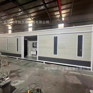 ห้องน้ำเคลื่อนที่แบบแผงแซนวิชทันสมัยเป็นมิตรกับสิ่งแวดล้อมสำหรับสถานที่ท่องเที่ยว - Product Image 4