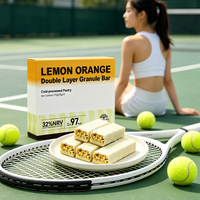 OEM ODM Barre granulée saveur citron-orange, huile de coco, graines de chia, bêta-carotène, usine OEM