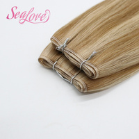 Extensiones de Cabello Humano Remy 100% Naturales, Doble Trama, Cutícula Alineada, Extremadamente Invisibles, Genius Weft, ¡Gran Oferta!