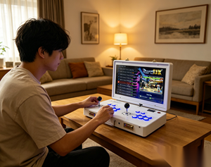 Console Arcade Portatile Commerciale con Schermo da 21 Pollici, 30000+ Giochi, Pandora Saga DX, 2 Giocatori, Pieghevole, Stazione Arcade Retrò per <span class=keywords><strong>Bar</strong></span> - Product Image 1