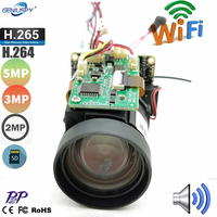 Sistema de Seguridad CCTV Camhi, AP Inalámbrico en Vif, Ranura para Tarjeta TF de Audio, 2MP 5MP, Zoom 10X, Lente de 4.9-47mm, Módulo de Cámara IP PTZ Wifi