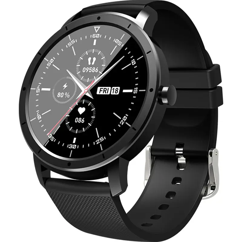 2022 Oem Odm Hw21 Smartwatch Round Full Touch Reloj Inteligente Fitness Tracker Heart Rate Blood Oxygen Monitor Smart Watch