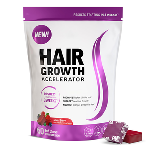 Gomitas de Biotina con Vitaminas para el Crecimiento del Cabello Saludable para Mujeres, Suplemento para la Caída del Cabello para Adultos, Sabor a Frutos Rojos Mixtos - Product Image 2