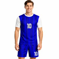 Diseño OEM ODM, Ropa Deportiva Unisex Personalizada, Camiseta de Fútbol Retro, Impresión Digital, Transpirable, de Secado Rápido, Estilo Vintage