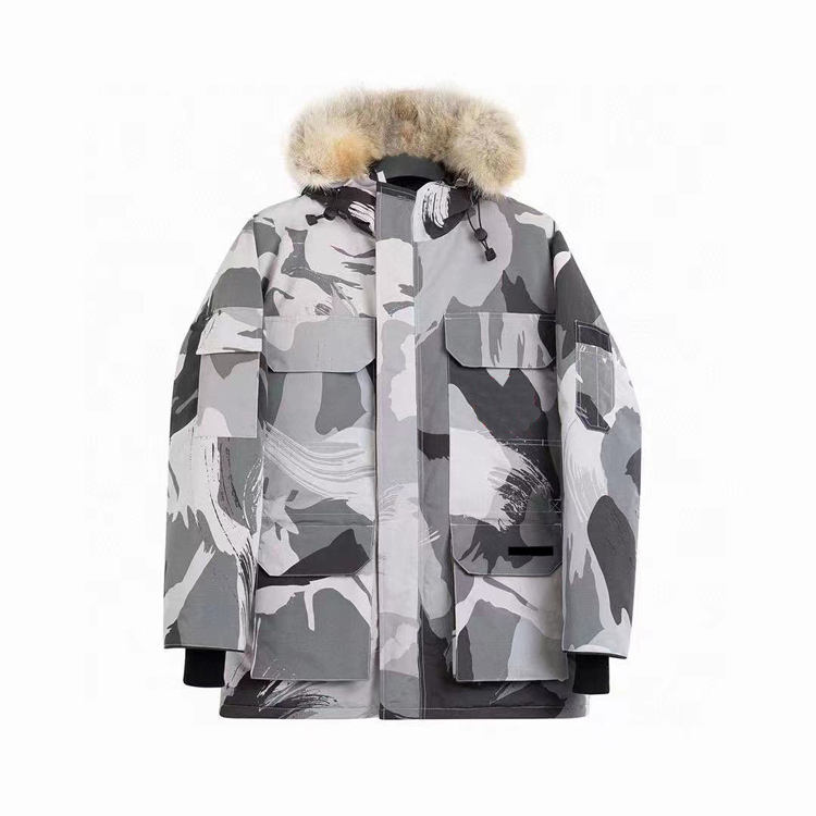 ลายพรางสีเทา/โลโก้สีแดง