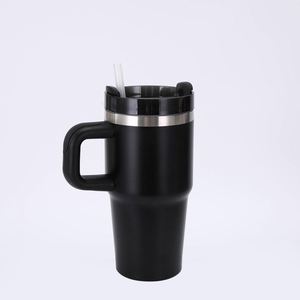 <b>Kids</b> 14oz Vacuum Insulated Stainless Steel Drinking Cup with Straw Lid Handle Portable Mug - Product Image 1