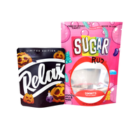 Emballage alimentaire 14g 28g pochette debout en plastique personnalisée anti-odeur 3.5 grammes avec mon logo sacs en mylar