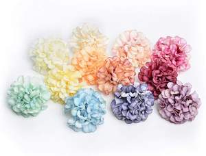 Vente en gros de têtes de fleurs d'hortensia artificielles à 54 pétales de 17 cm, en soie, pleine floraison, sans tiges – Offre spéciale - Product Image 4