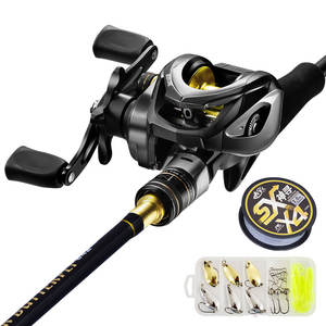 1.5m,1.68m,1.8m,1.92m,2.19m,2.46m 2 Section Kit complet ligne de pêche leurre coulée <span class=keywords><strong>canne</strong></span> à pêche en Fiber de carbone moulinet Combo Set - Product Image 2