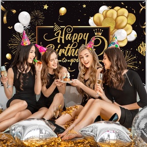 Großer Geburtstags-Fotohintergrund Happy <span class=keywords><strong>Birthday</strong></span> Banner für Geburtstagsfeier-Dekorationen - Product Image 3
