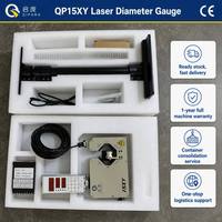 Jauge de diamètre laser QP-15XY à deux axes haute précision pour filament PLA 3D (1,75 mm à 3 mm max) et PVC, avec affichage RS485