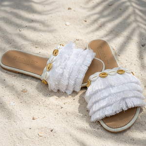 Sandalias Flip-Flop Hechas a Mano de Estilo Vintage, Calzado Casual de Diseño Nuevo, Plataforma Plana Antideslizante, Parte Superior de Cuero Genuino - Product Image 2