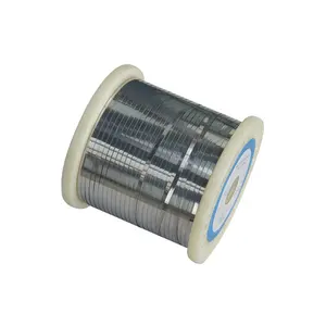 Selling Fast 2023 Electric Heating Flat Wire Nichrome 80 20 Ni80 Cr20 Alloy Resistance Wire At Factory Price