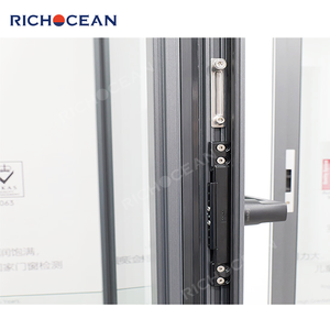 Richocean Chambre à coucher Patio Fenêtre à battant en aluminium Fenêtres en métal inclinables et tournantes avec moustiquaire pour les maisons - Product Image 5