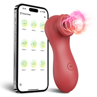 ALWUP Spezieller Mundförmiger Saugvibrator Vagina Nippel Klitoris Saugstimulation Leistungsstarkes Saug- und Blas-Sexspielzeug für Frauen