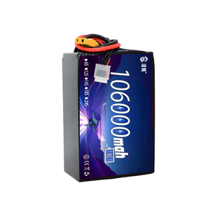 ความหนาแน่นพลังงานสูง106000มิลลิแอมป์6C 14วินาที44.4โวลต์สถานะกึ่งของแข็ง800รอบได้รับการรับรอง CE สำหรับการพ่นละอองแคโทด Agri LiCoO2ชุดแบตเตอรี่โดรนแบบสเปรย์ - Product Image 1