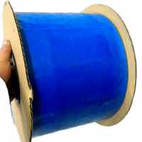 Un côté blanc un côté transparent poly plastique sacs auto sur rouleau