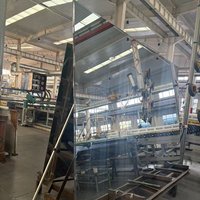 Vente directe du fabricant, miroir en aluminium de 4 mm et 6 mm pour salle de bain extérieure, miroir argenté, panneau de verre miroir, miroir personnalisé