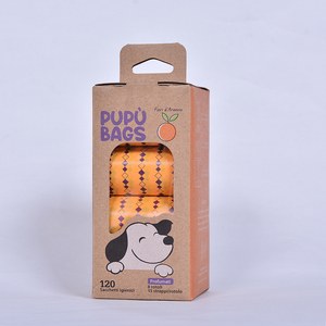 Custom Eco-Friendly Plastic Leak-Proof Black Pet Waste <b>Bags</b> Cherry Scented Portable Biodegradable Dog Poop <b>Bag</b> - Product Image 3
