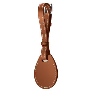 Proveedor de fábrica nueva llegada al por mayor de lujo pu cuero <span class=keywords><strong>Airtag</strong></span> cadena accesorios funda protectora soporte para <span class=keywords><strong>Apple</strong></span> Airtags - Product Image 3