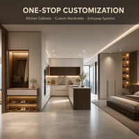 Armoires de chambre sur mesure, armoires de cuisine, solutions de mobilier pour toute la maison, entrée, projet complet, vente en gros