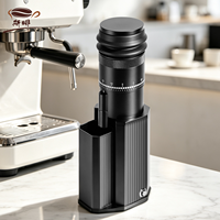 Moulin à café électrique portable en acier inoxydable pour camping, réglage de mouture ajustable, meule conique, capacité 25g, mini-machine