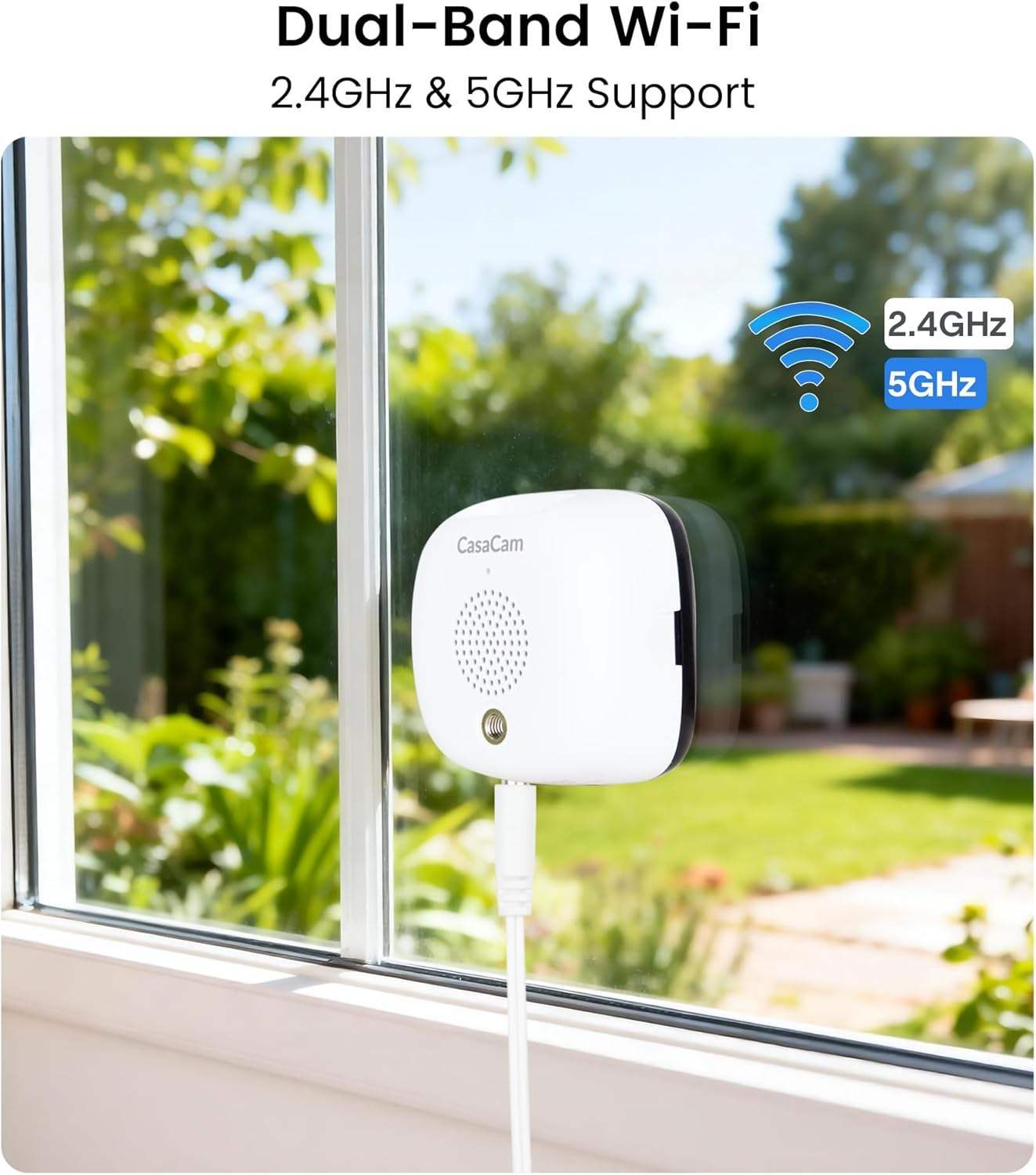 2K 3MP Window Security Camera No Drill Indoor Mount Full Color Night Vision Dual Band WiFi Smart Motion Detection Home Security · image 6