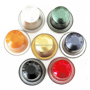 Capsules de café expresso jetables personnalisées Saneu, multicolores, écologiques, en aluminium <span class=keywords><strong>soluble</strong></span>, non remplies - Product Image 2