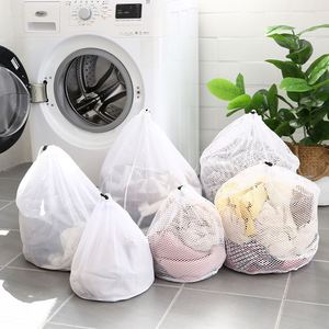 Nouveau sac à linge spécial lavage en machine avec cordon de serrage pour soutien-gorge, anti-déformation, sac de lavage en maille - Product Image 2