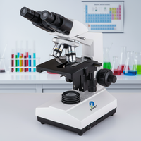 EUR VET High Quality Biological Microscope Equipment Veterinary Microscope for Pet Dog Clinics-for Diagnosis