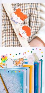 Clip de acrílico transparente personalizado al por mayor sin costo de molde para marcar libros, regalos novedosos y bonitos - Product Image 6